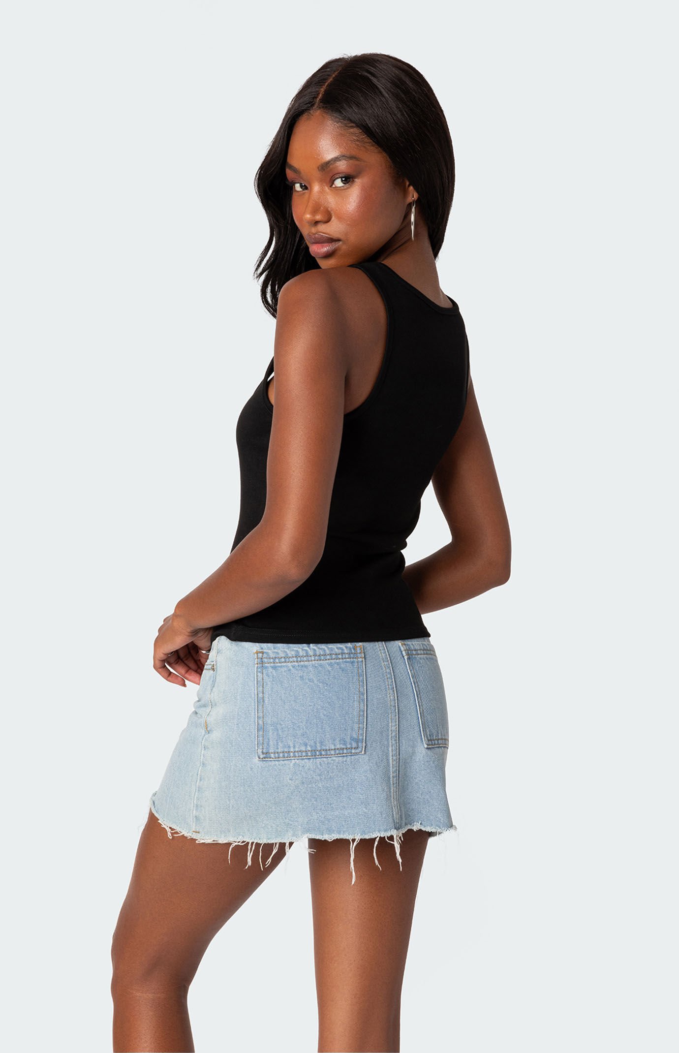 Edikted Isabetta Tie Front Top