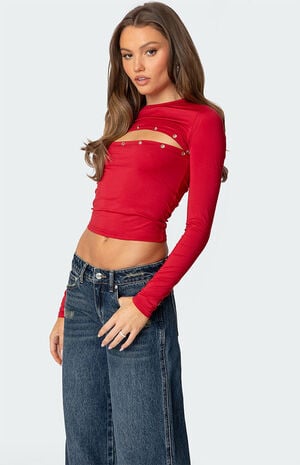 Revi Front Cut Out Grommet Top image number 4