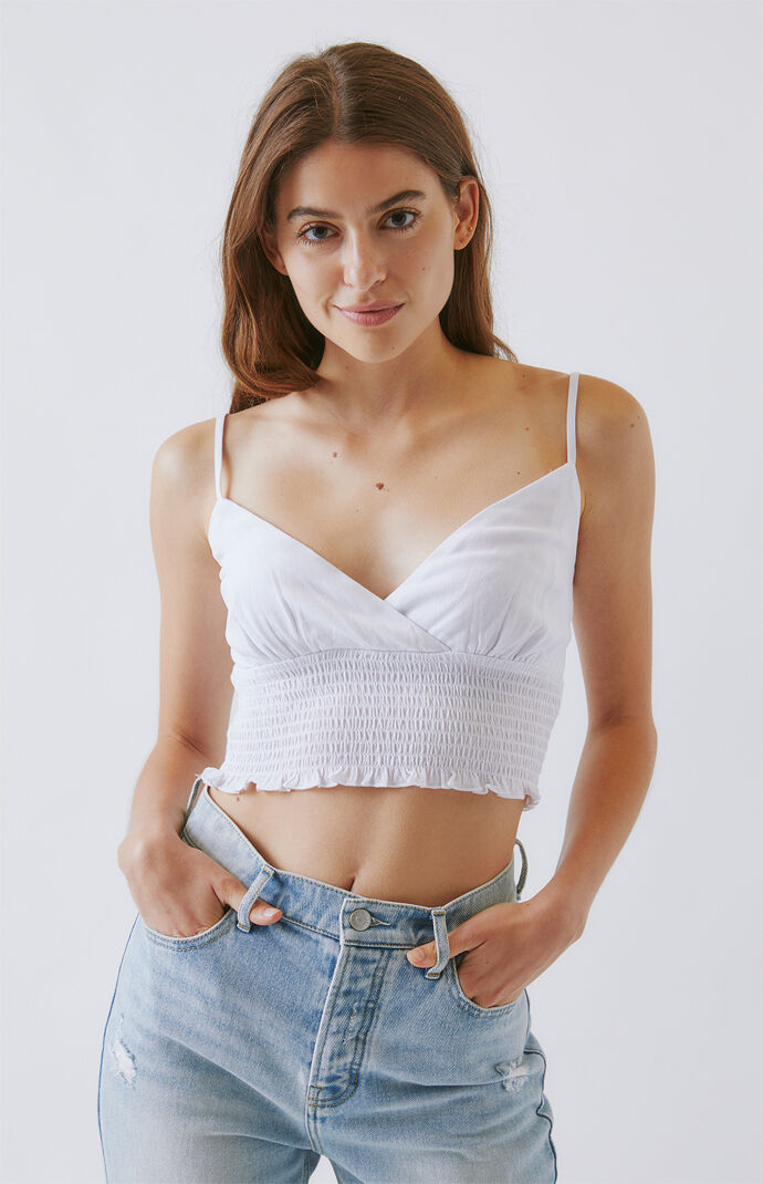 Surplice Bodice Cami Tank Top