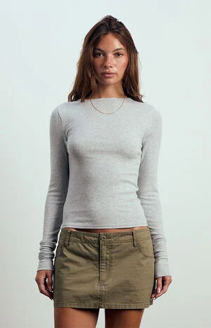 Kelsey Thermal Cuff Long Sleeve Top image number 1