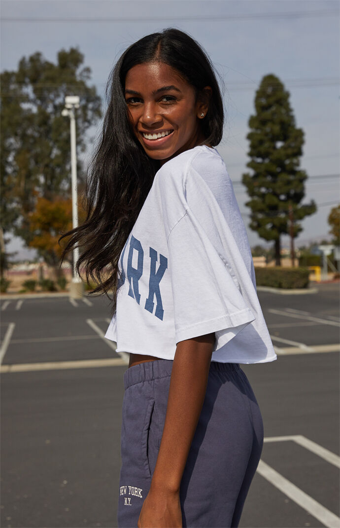 Cropped Boxy New York T-Shirt
