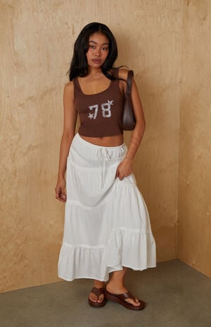 Tiered Maxi Skirt