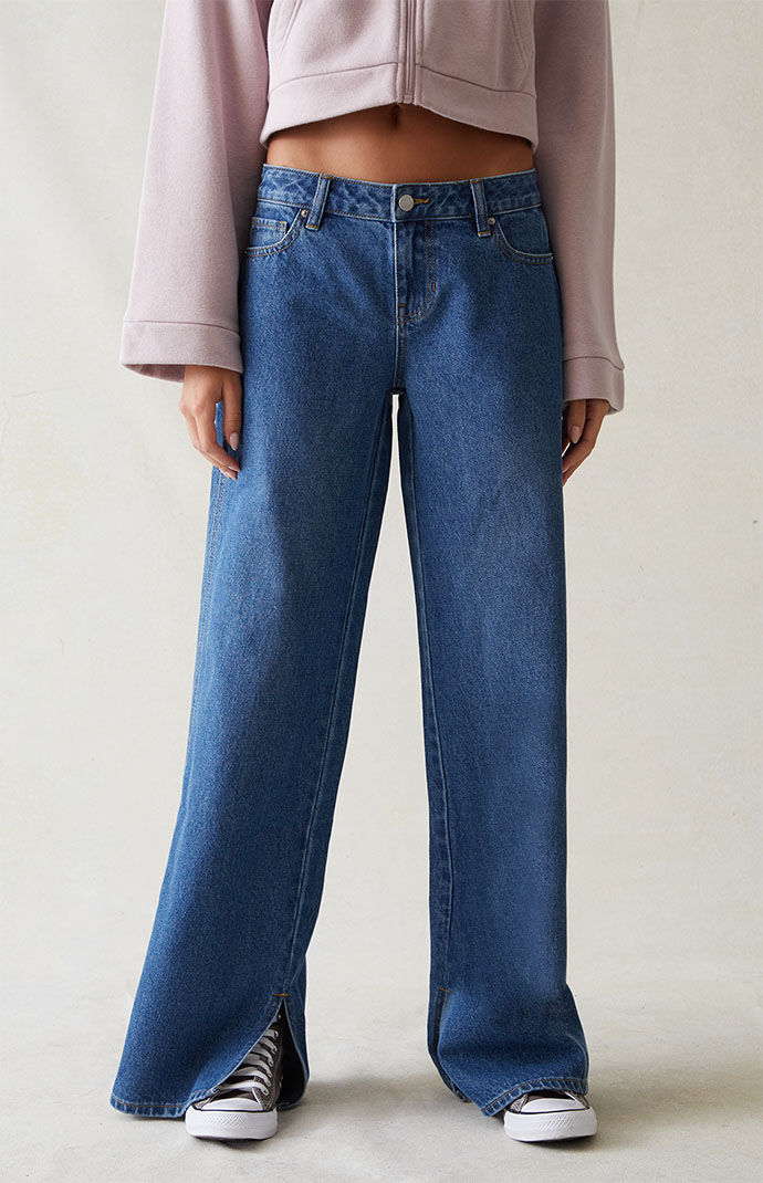 PacSun Eco Dark Indigo Low Rise Baggy Jeans PacSun