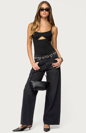 Shulah Cutout Cupped Bodysuit image number 5