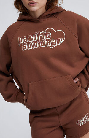 Pacific Sunwear Hearts Raglan Hoodie image number 2