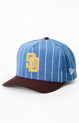 San Diego Padres Pinstripe Fitted Hat image number 2