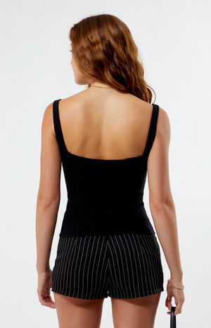 Pinstripe Micro Shorts image number 4