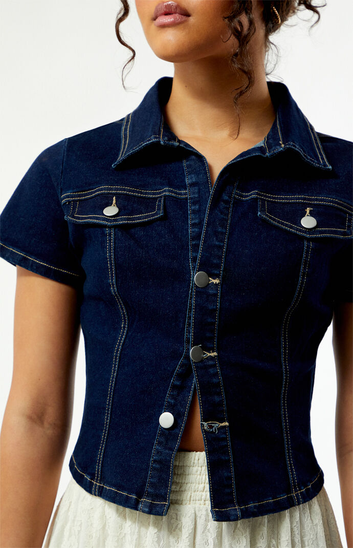 Your Favorite Denim Button Up Top