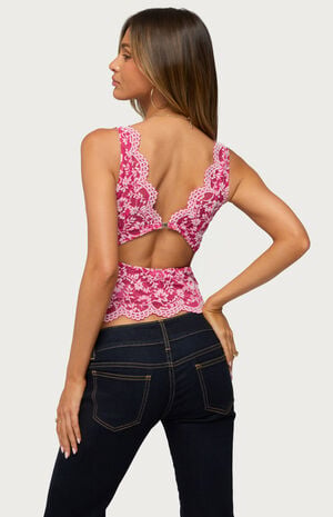 Araura Velvet Lace Top image number 3