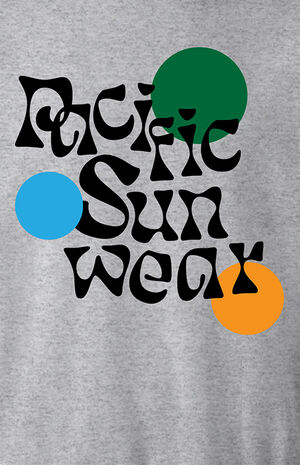 Pacific Sunwear Circles Crew Neck Sweatshirt T-Shirt image number 2
