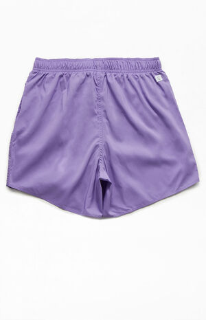 Purple Short Length 16" Swim Trunks image number 2