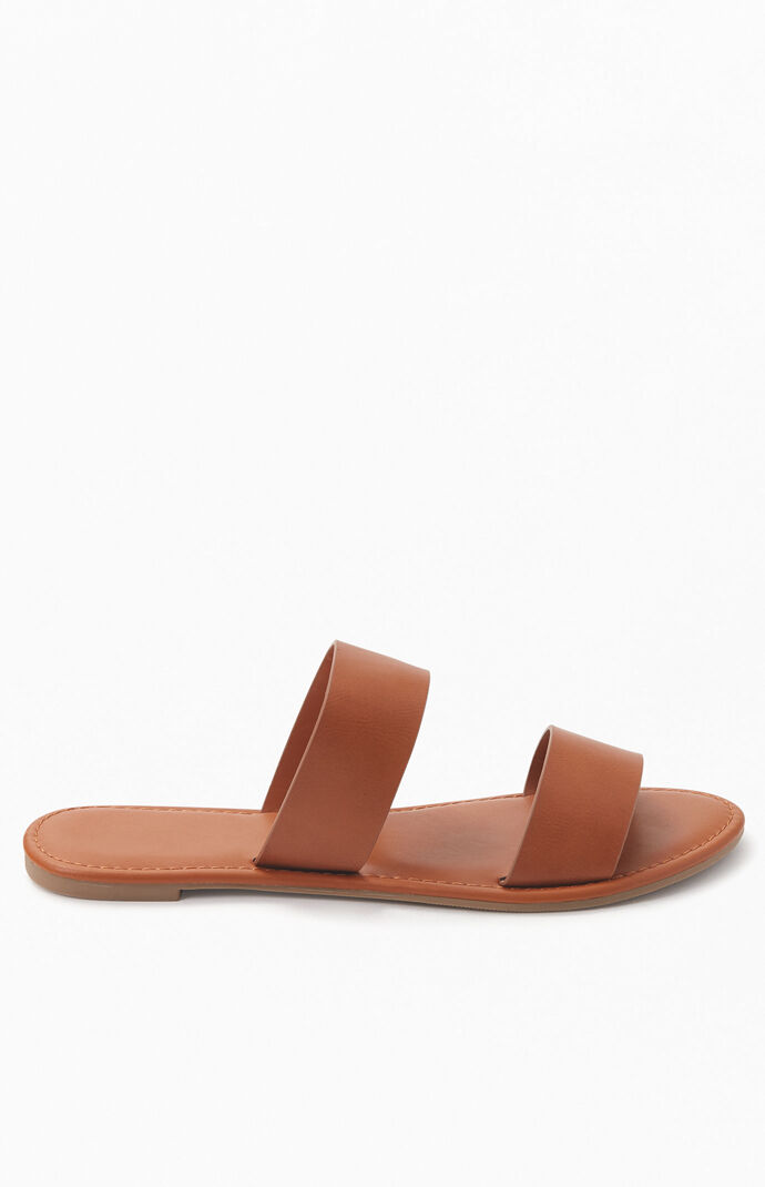 Two Strap Slide Sandals