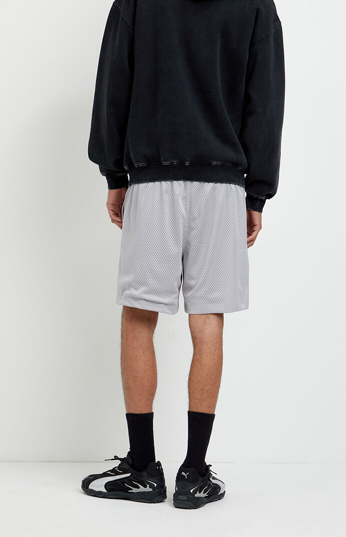 Pacsun Gray Aaron Mesh Volley Shorts