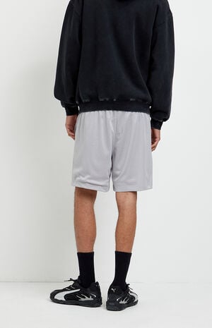 Gray Aaron Mesh Volley Shorts image number 4