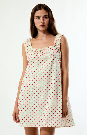 Polka Dot Babydoll Dress image number 2