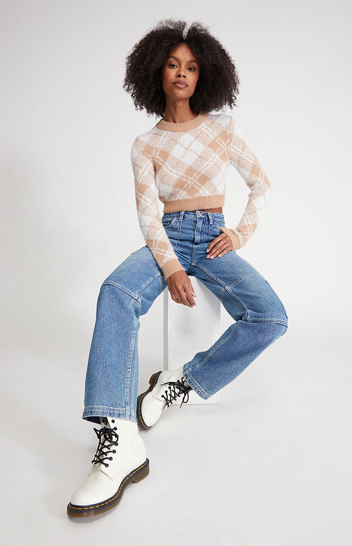 LA Hearts Brooklyn Printed Sweater | Pacsun