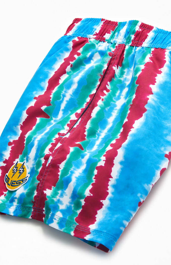 x J Balvin Tie-Dyed 15" Swim Trunks