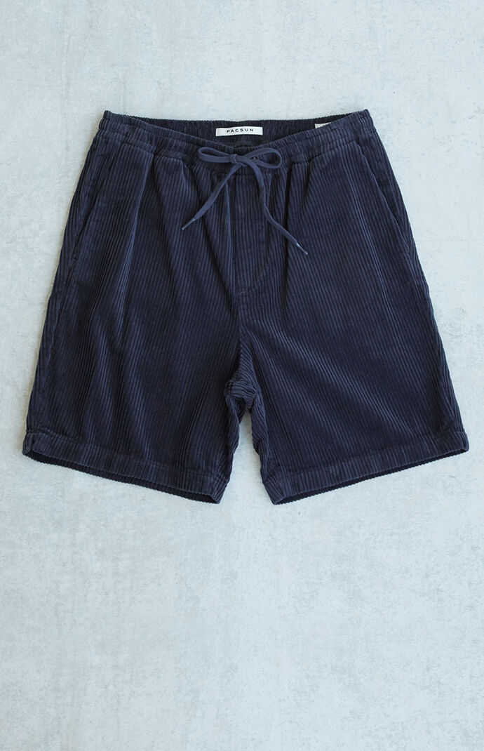 Graphite Corduroy Volley Shorts