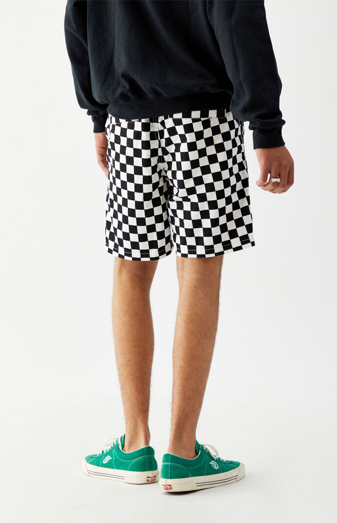 Checker Range Drawstring Shorts