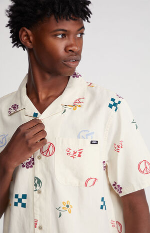 Organic In Our Hands Woven Camp Shirt image number 2