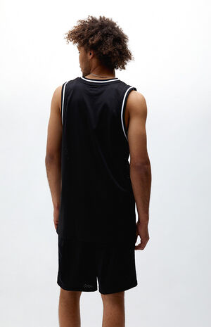 Black Mesh Tank Top image number 3