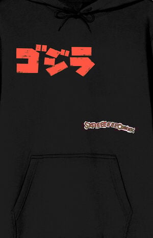 Godzilla Classic Kanji Poster Hoodie image number 2