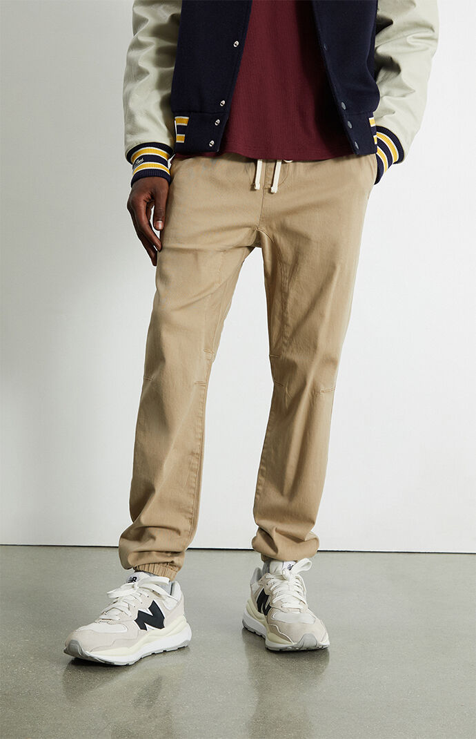 PacSun Khaki Slim Jogger Pants PacSun