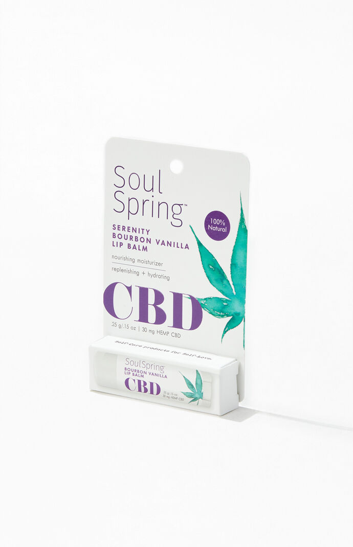Serenity Bourbon Vanilla CBD Lip Balm