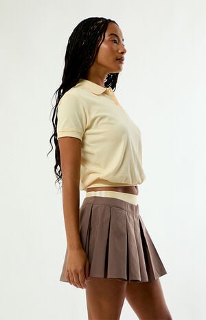 Pleated Low Rise Mini Skort image number 3
