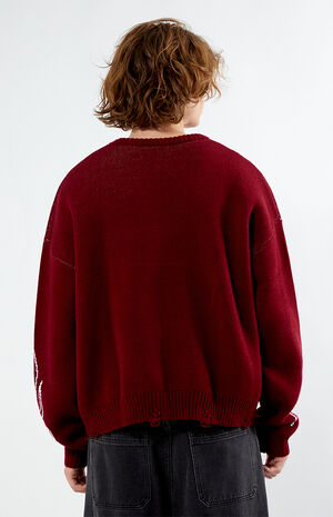 Flame Cropped Sweater image number 3