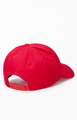 By PacSun Red Coke Twill Snapback Hat image number 2