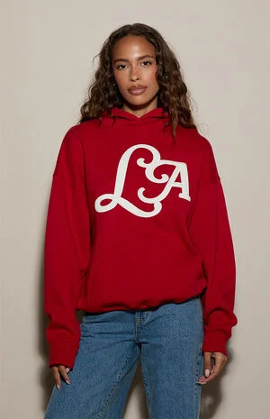 LA Embroidered Hoodie image number 1