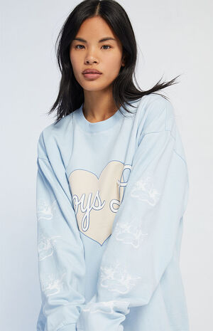 Light Blue Unbreakable Crew Neck Sweatshirt image number 2