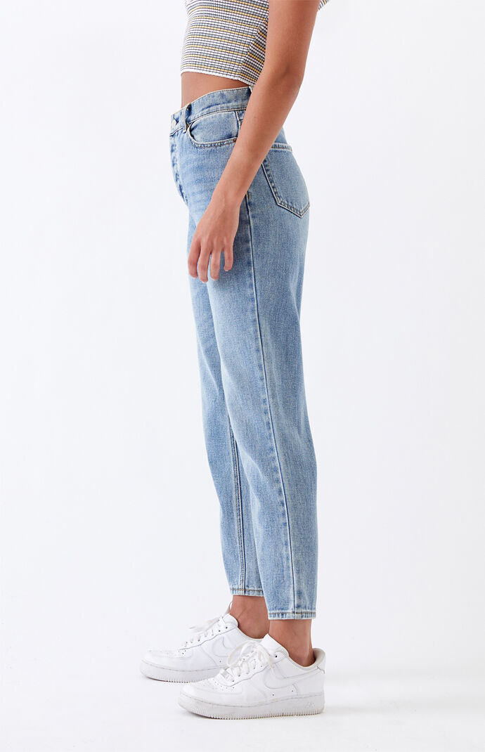 Pacsun Light High Waisted Straight Leg Jeans Pacsun
