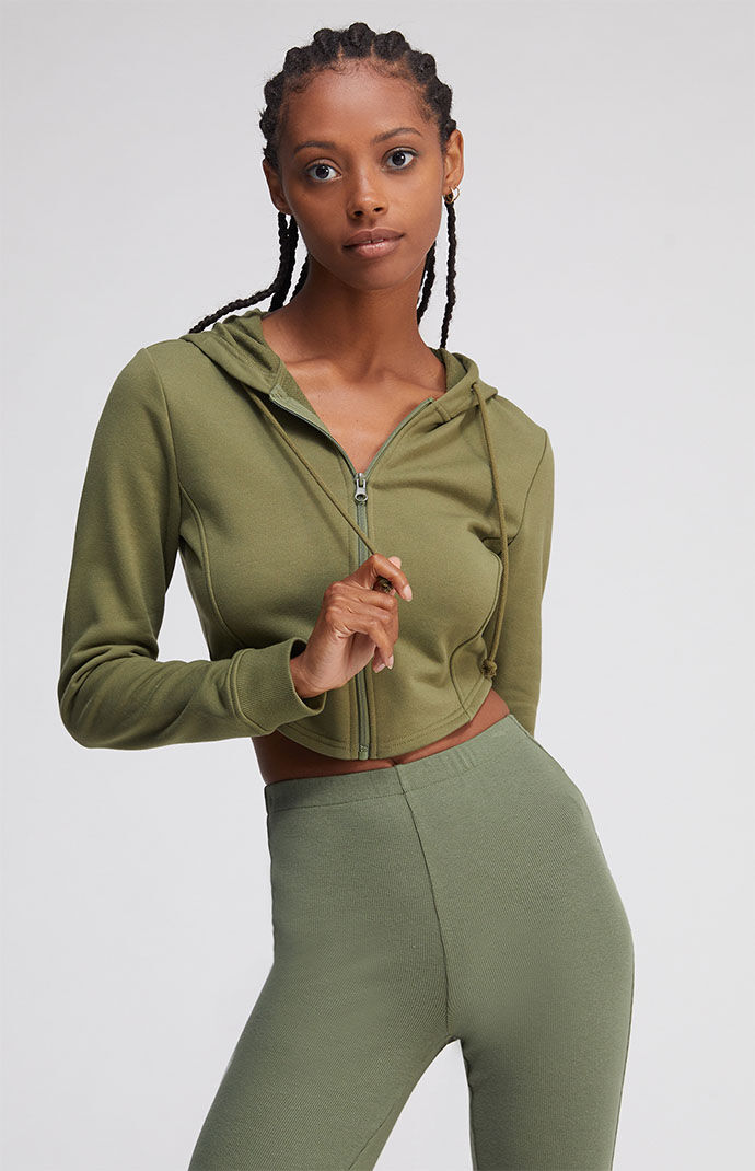 PacSun Astoria Corset Hoodie PacSun