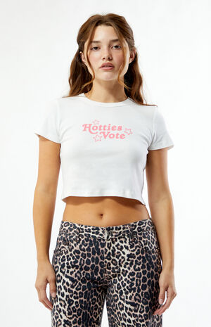 Hotties Vote Baby T-Shirt image number 1
