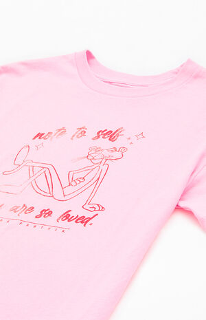 Kids Pink Panther Note To Self T-Shirt image number 2