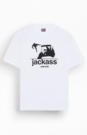 Jackass Babylon Golf Cart T-Shirt image number 1