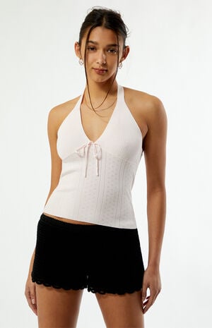 Femme Sweater Halter Top image number 3