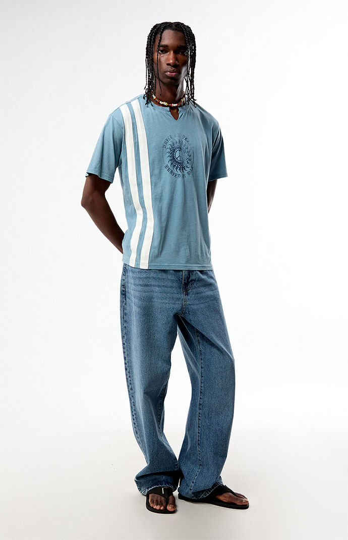 Pacsun Built On Peace Striped T-Shirt