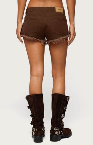 Josefina Low Rise Denim Shorts image number 3