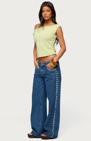 Lauria Off-The-Shoulder Knit Top image number 4