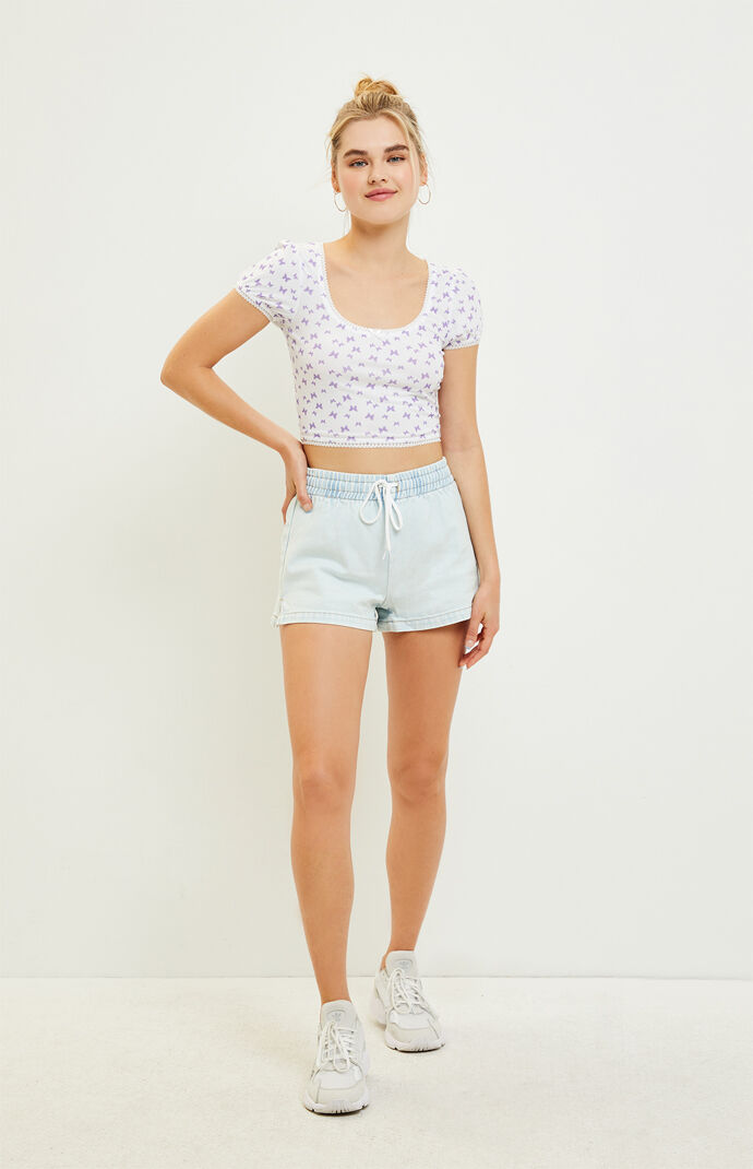 Mesh Bow T-Shirt