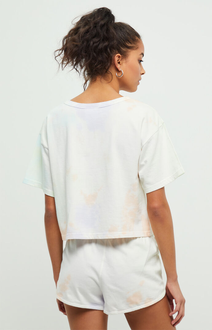 Cloud Dye Cropped T-Shirt