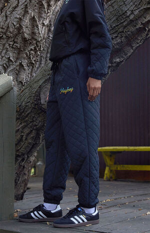 By PacSun Quilted Diamond Sweatpants image number 3