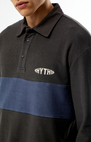 Terry Vintage Long Sleeve Rugby Shirt image number 2