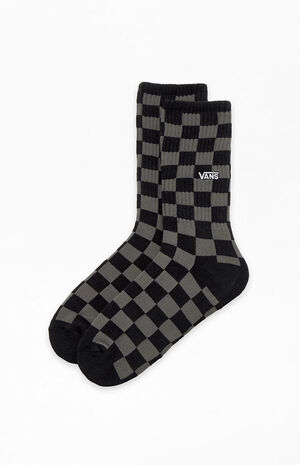Checkerboard Crew Socks image number 1
