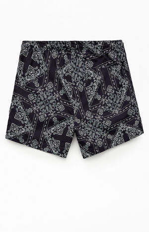 Black Syndicate AOP 4.5" Swim Trunks image number 2
