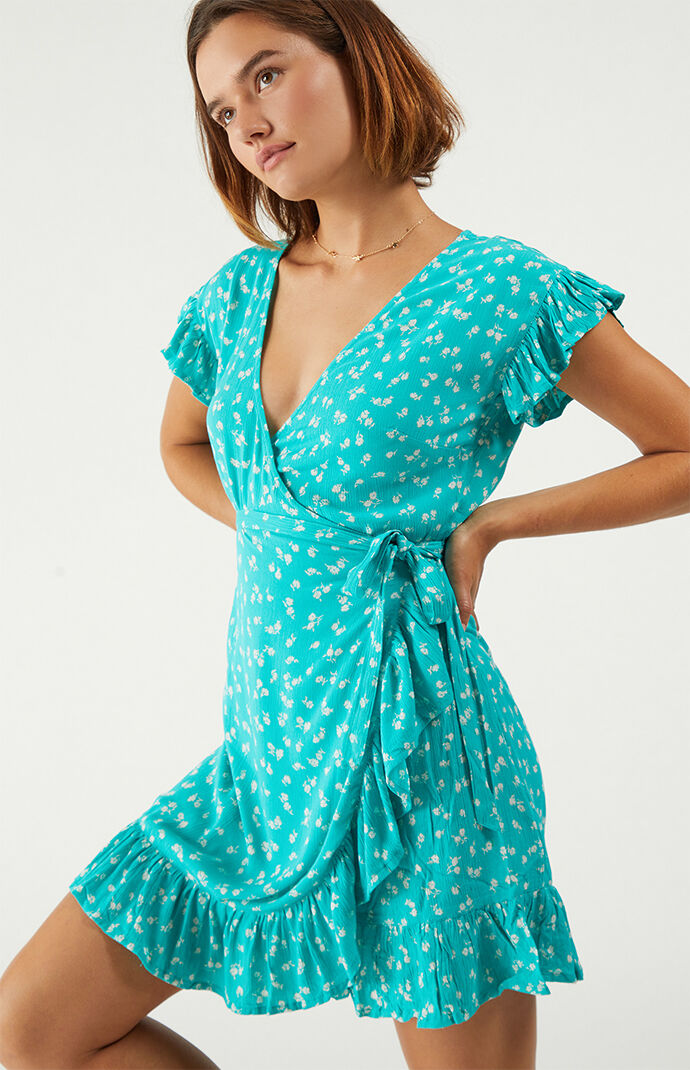 Billabong Wrap And Roll Mini Dress PacSun