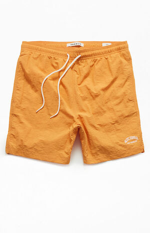 Collegiate Solid 17" Swim Trunks image number 1